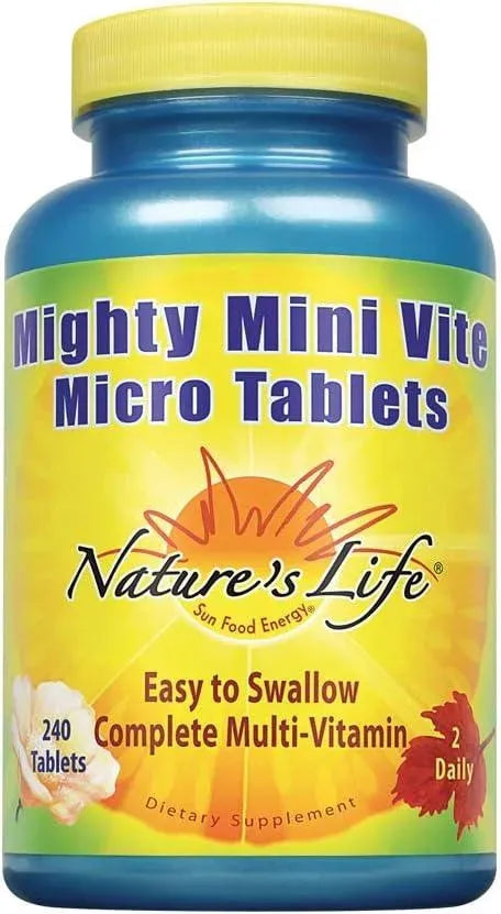 NATURES LIFE - Nature's Life Mighty Mini Vite Complete Daily Multivitamin 240 Tabletas - The Red Vitamin MX - Suplementos Alimenticios - {{ shop.shopifyCountryName }}