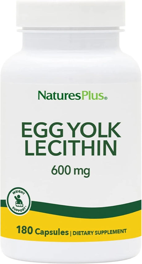 NATURES PLUS - NaturesPlus Egg Yolk Lecithin 600Mg. 180 Capsulas - The Red Vitamin MX - Suplementos Alimenticios - {{ shop.shopifyCountryName }}