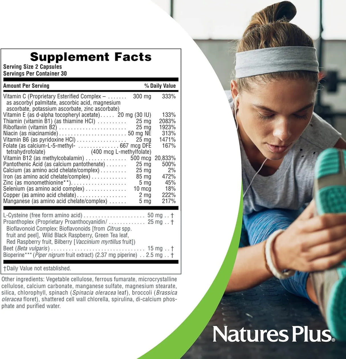 NATURES PLUS - NaturesPlus Hema-Plex Iron 60 Capsulas - The Red Vitamin MX - Suplementos Alimenticios - {{ shop.shopifyCountryName }}