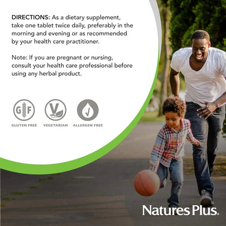 NATURES PLUS - NaturesPlus Herbal Actives St. John’s Wort 450Mg. 60 Tabletas 2 Pack - The Red Vitamin MX - Suplementos Alimenticios - {{ shop.shopifyCountryName }}