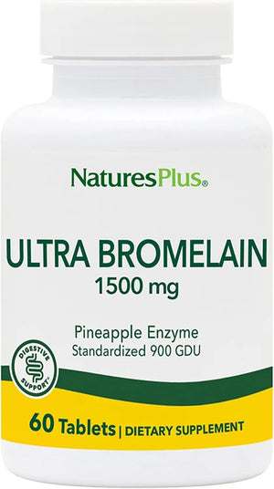 NATURES PLUS - NaturesPlus Ultra Bromelain 1500Mg. 60 Tabletas - The Red Vitamin MX - Suplementos Alimenticios - {{ shop.shopifyCountryName }}