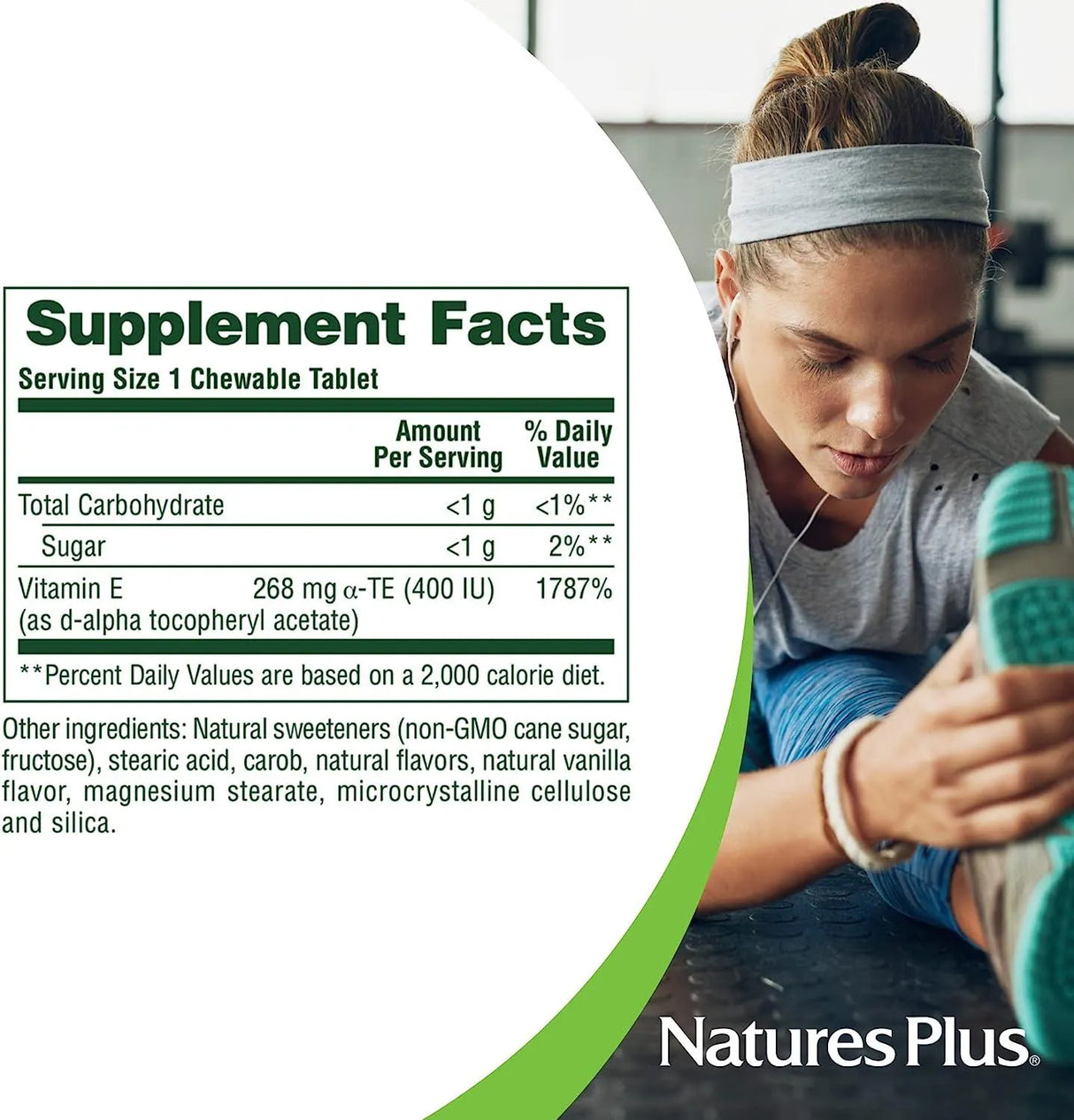 NATURES PLUS - NaturesPlus Vitamin E Chewable 268Mg. 90 Tabletas - The Red Vitamin MX - Suplementos Alimenticios - {{ shop.shopifyCountryName }}