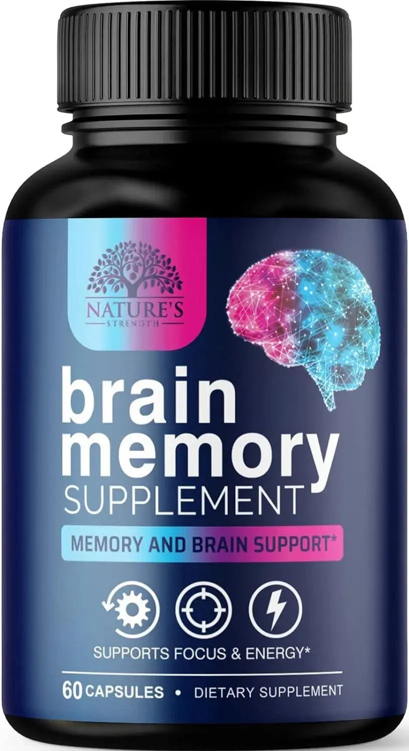 NATURE´S STRENGHT - Nature's Strength Brain Memory Nootropic Supplement 60 Capsulas - The Red Vitamin MX - Suplementos Alimenticios - {{ shop.shopifyCountryName }}