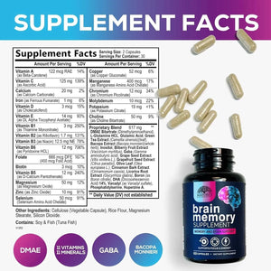 NATURE´S STRENGHT - Nature's Strength Brain Memory Nootropic Supplement 60 Capsulas - The Red Vitamin MX - Suplementos Alimenticios - {{ shop.shopifyCountryName }}