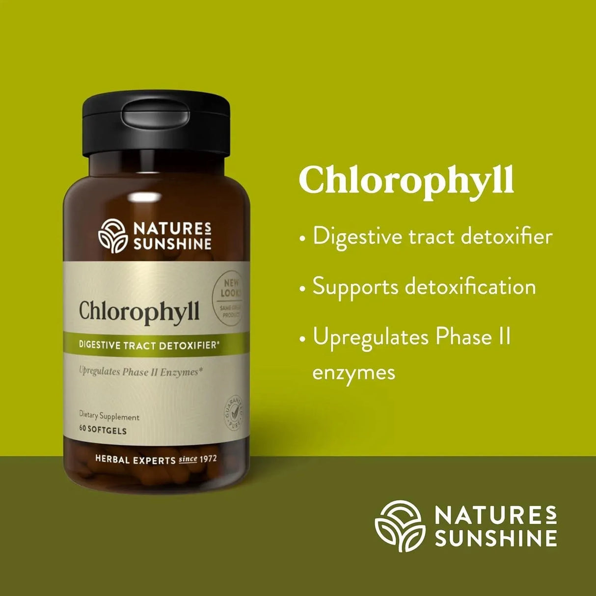 NATURES SUNSHINE - Nature's Sunshine Chlorophyll 60 Capsulas Blandas - The Red Vitamin MX - Suplementos Alimenticios - {{ shop.shopifyCountryName }}