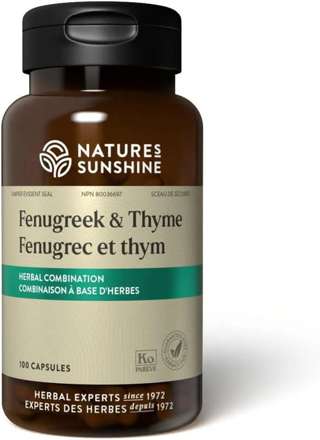 NATURES SUNSHINE - Nature's Sunshine Fenugreek & Thyme 100 Capsulas - The Red Vitamin MX - Suplementos Alimenticios - {{ shop.shopifyCountryName }}