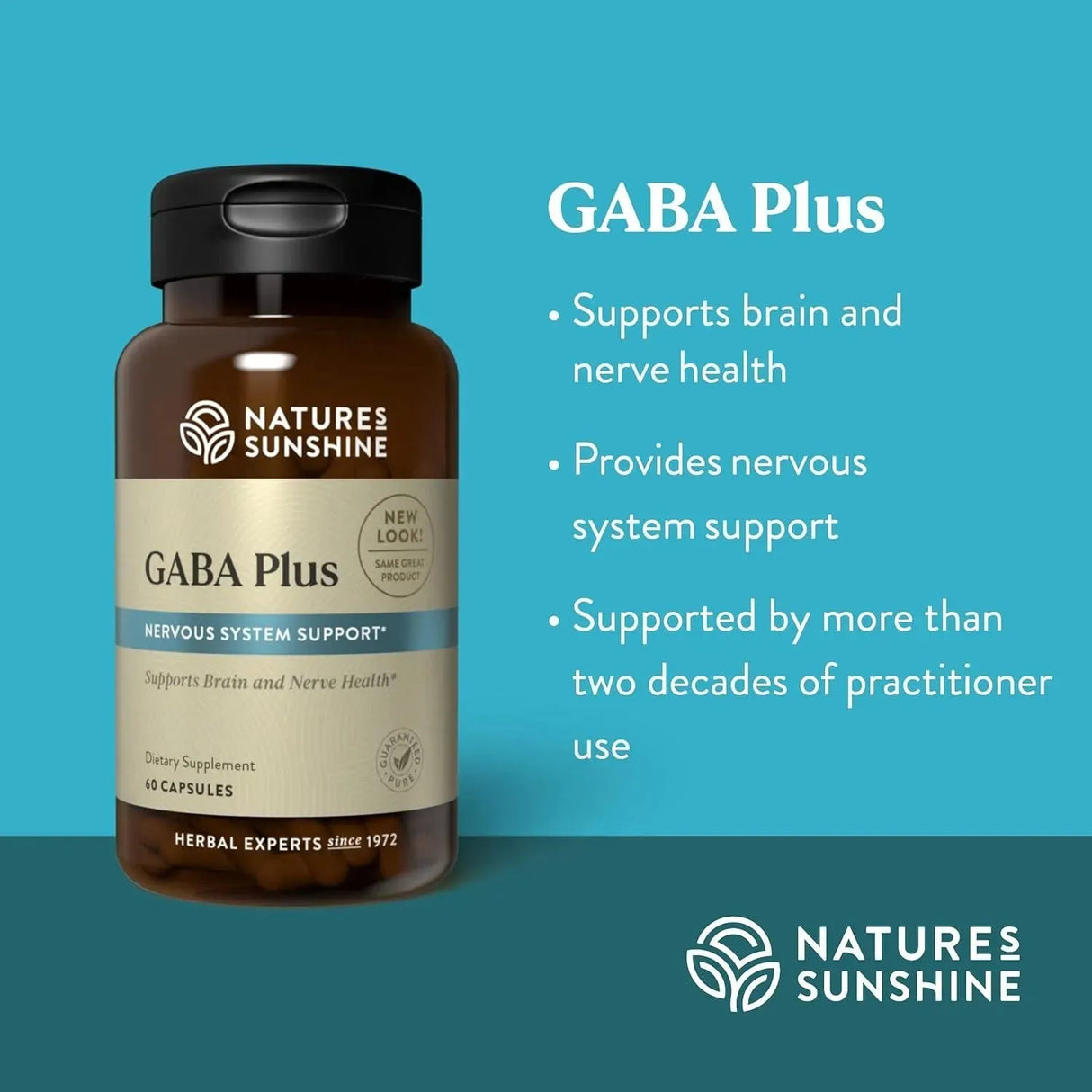 NATURES SUNSHINE - Nature's Sunshine GABA Plus 60 Capsulas - The Red Vitamin MX - Suplementos Alimenticios - {{ shop.shopifyCountryName }}