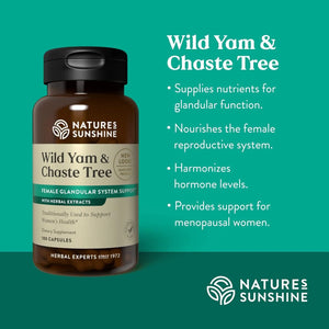 NATURES SUNSHINE - Nature's Sunshine Products Wild Yam & Chaste Tree 100 Capsulas - The Red Vitamin MX - Suplementos Alimenticios - {{ shop.shopifyCountryName }}