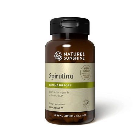 NATURES SUNSHINE - Nature's Sunshine Spirulina 100 Capsulas - The Red Vitamin MX - Suplementos Alimenticios - {{ shop.shopifyCountryName }}