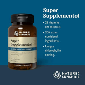 NATURES SUNSHINE - Nature's Sunshine Super Supplemental With Iron 120 Tabletas - The Red Vitamin MX - Suplementos Alimenticios - {{ shop.shopifyCountryName }}