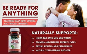 NATURES WELLNESS - Natures Wellness Horny Goat Weed Extract with Maca 60 Capsulas - The Red Vitamin MX - Suplementos Alimenticios - {{ shop.shopifyCountryName }}