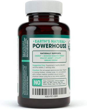 NATURES WELLNESS - Natures Wellness Organic Spirulina 180 Tabletas - The Red Vitamin MX - Suplementos Alimenticios - {{ shop.shopifyCountryName }}