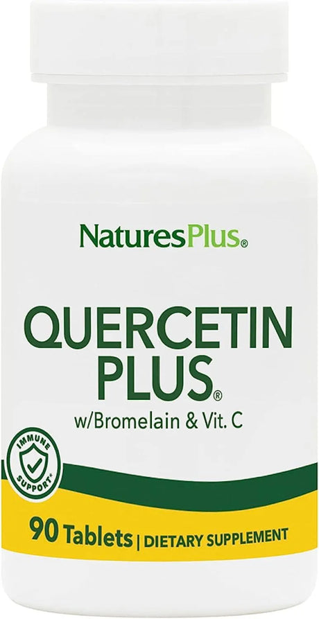 NATURESPLUS - NaturesPlus Quercetin Plus with Vitamin C & Bromelain 650Mg. 90 Tabletas - The Red Vitamin MX - Suplementos Alimenticios - {{ shop.shopifyCountryName }}