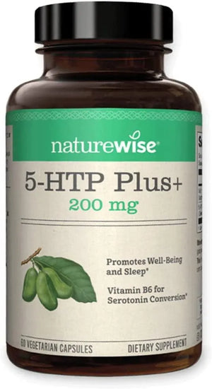 NATUREWISE - NatureWise 5-HTP 200Mg. Mood Support 60 Capsulas - The Red Vitamin MX - Suplementos Alimenticios - {{ shop.shopifyCountryName }}