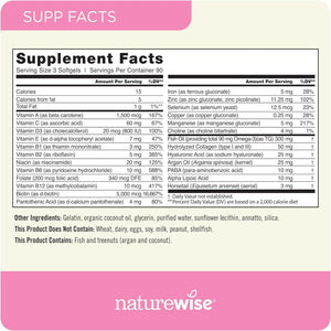 NATUREWISE - NatureWise Hair Skin and Nails Vitamin 270 Capsulas Blandas - The Red Vitamin MX - Suplementos Alimenticios - {{ shop.shopifyCountryName }}