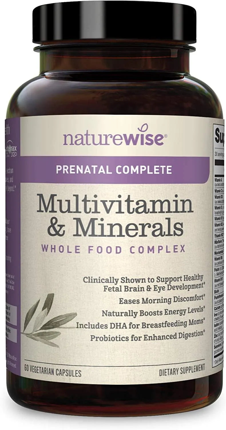 NATUREWISE - NatureWise Prenatal Whole Food Multivitamin for Women 60 Capsulas - The Red Vitamin MX - Suplementos Alimenticios - {{ shop.shopifyCountryName }}