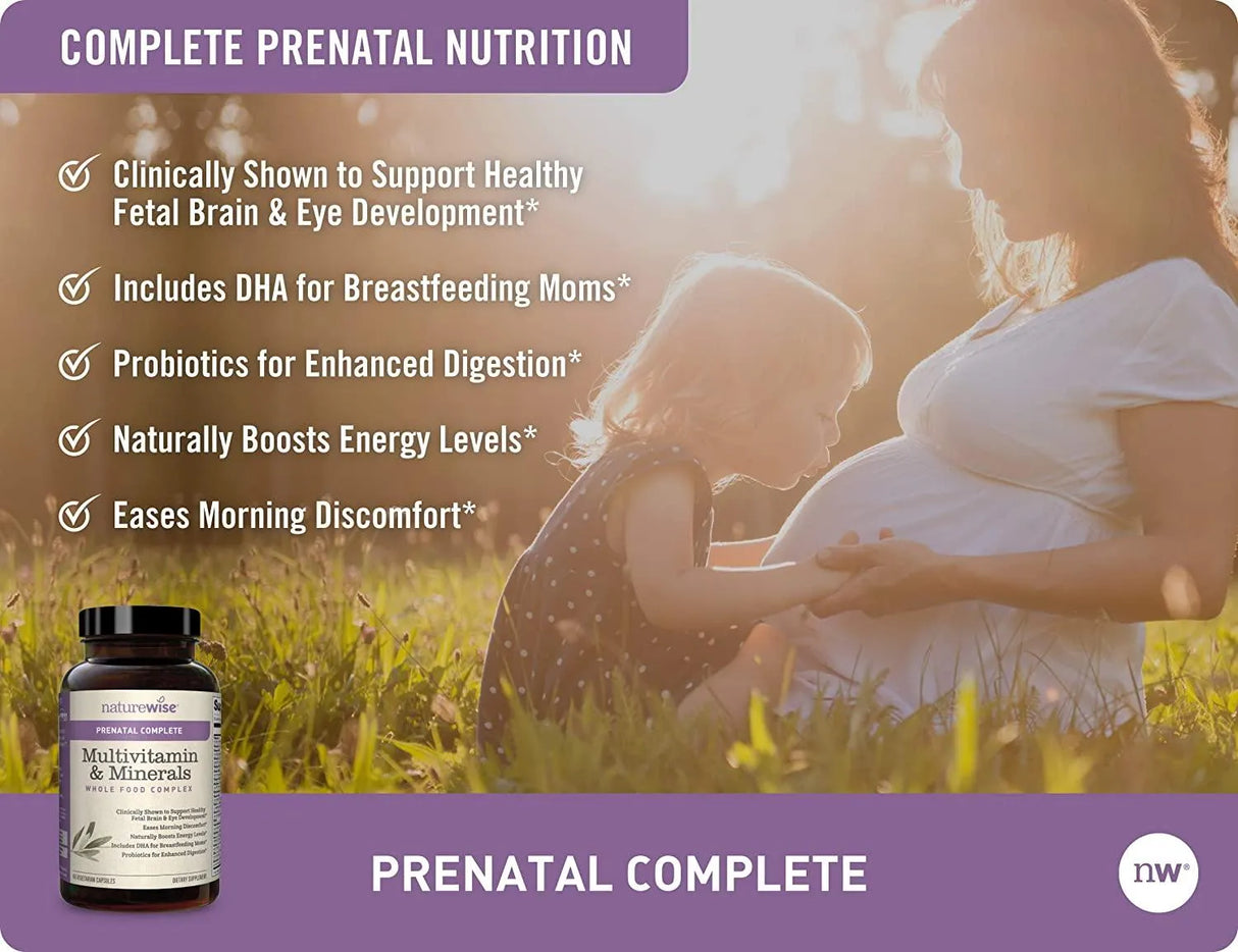 NATUREWISE - NatureWise Prenatal Whole Food Multivitamin for Women 60 Capsulas - The Red Vitamin MX - Suplementos Alimenticios - {{ shop.shopifyCountryName }}