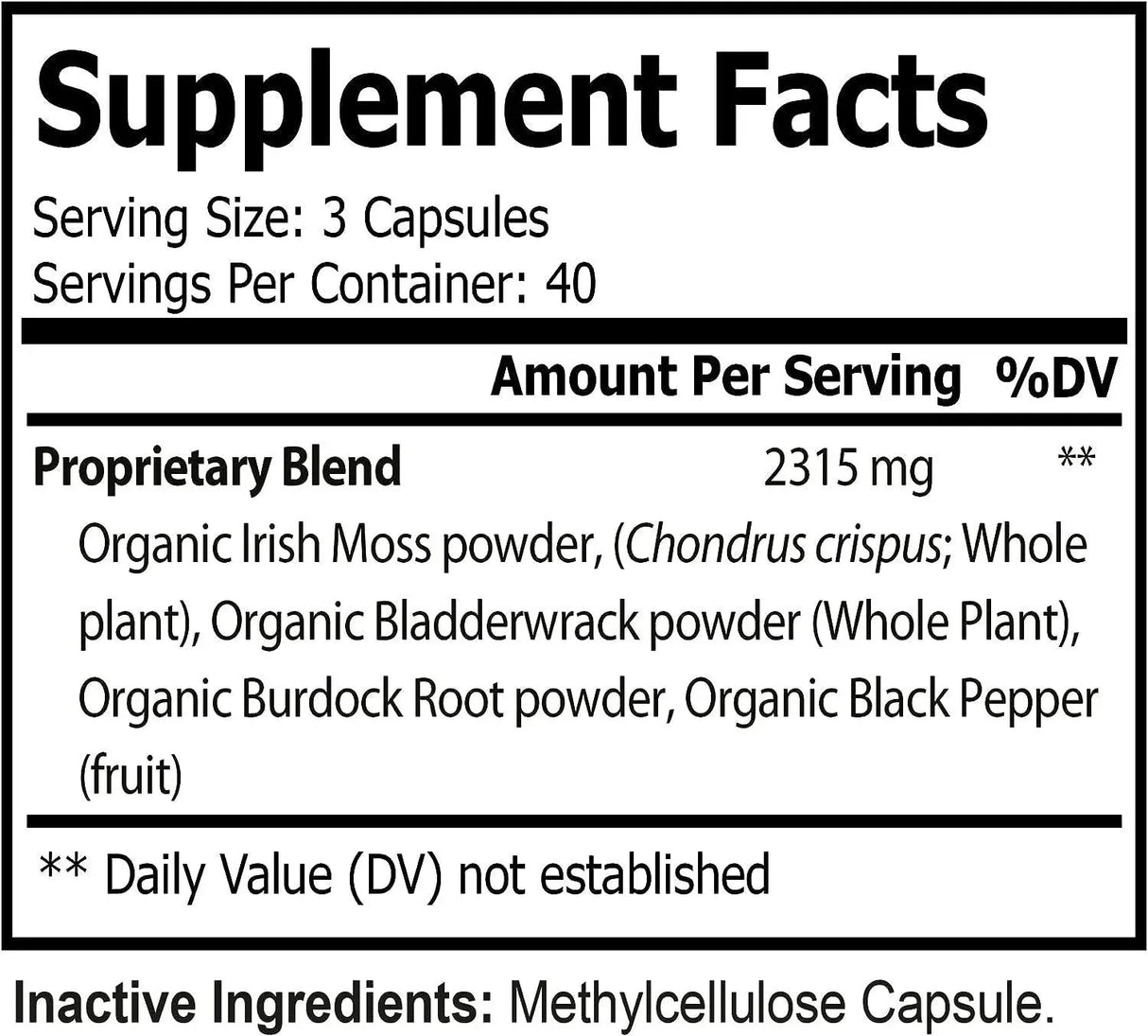 NATUSPUR - Natuspur Organic Irish Sea Moss 2315Mg. 120 Capsulas - The Red Vitamin MX - Suplementos Alimenticios - {{ shop.shopifyCountryName }}