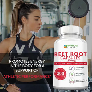 NAUTICAL ELEMENTS - Nautical Elements Beet Root Capsules 1200Mg. 200 Capsulas - The Red Vitamin MX - Suplementos Alimenticios - {{ shop.shopifyCountryName }}