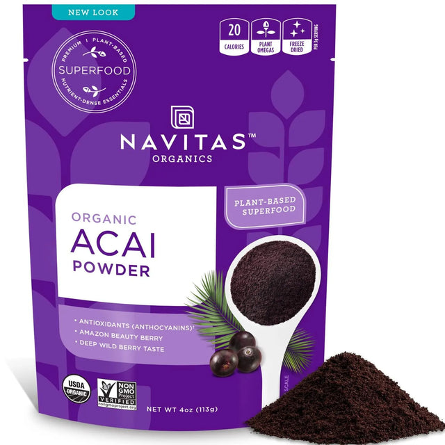 NAVITAS - Navitas Organics Acai Powder 113Gr. - The Red Vitamin MX - Suplementos Alimenticios - {{ shop.shopifyCountryName }}