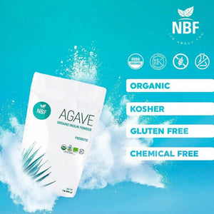 NBF - NBF Organic Agave Inulin Powder 454Gr. - The Red Vitamin MX - Suplementos Alimenticios - {{ shop.shopifyCountryName }}