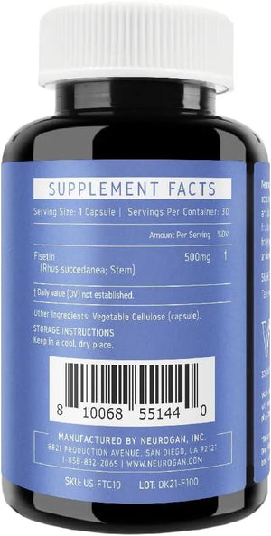 NEUROGAN HEALTH - Neurogan Fisetin 500Mg. 30 Capsulas - The Red Vitamin MX - Suplementos Alimenticios - {{ shop.shopifyCountryName }}