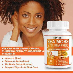 NEVISS - Neviss Organic Sea Moss Capsules 120 Capsulas - The Red Vitamin MX - Suplementos Alimenticios - {{ shop.shopifyCountryName }}