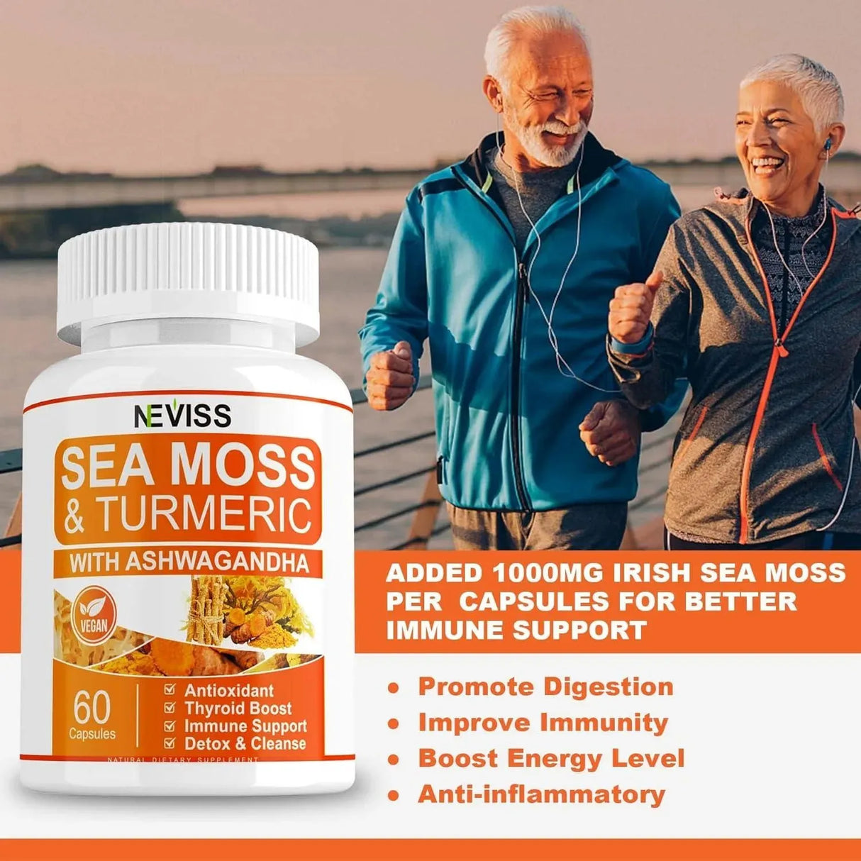 NEVISS - Neviss Organic Sea Moss Capsules 120 Capsulas - The Red Vitamin MX - Suplementos Alimenticios - {{ shop.shopifyCountryName }}