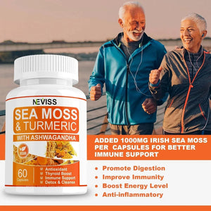 NEVISS - Neviss Organic Sea Moss Capsules 120 Capsulas - The Red Vitamin MX - Suplementos Alimenticios - {{ shop.shopifyCountryName }}