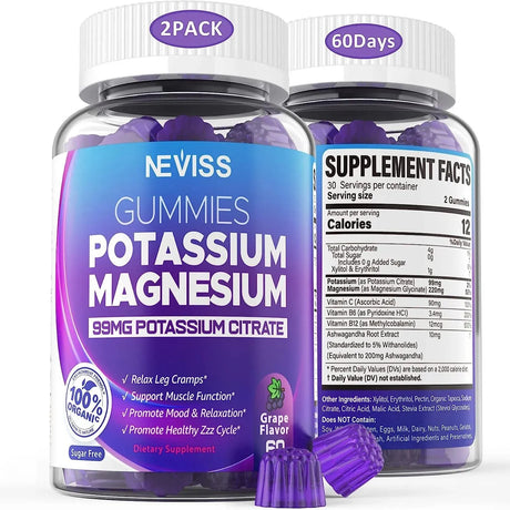 NEVISS - NEVISS Potassium Magnesium Gummies 99Mg. 120 Gomitas - The Red Vitamin MX - Suplementos Alimenticios - {{ shop.shopifyCountryName }}