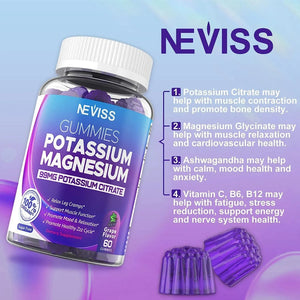 NEVISS - NEVISS Potassium Magnesium Gummies 99Mg. 120 Gomitas - The Red Vitamin MX - Suplementos Alimenticios - {{ shop.shopifyCountryName }}