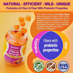 NEVISS - NEVISS Prebiotic Fiber 7G Supplement Gummies 60 Gomitas 2 Pack - The Red Vitamin MX - Suplementos Alimenticios - {{ shop.shopifyCountryName }}