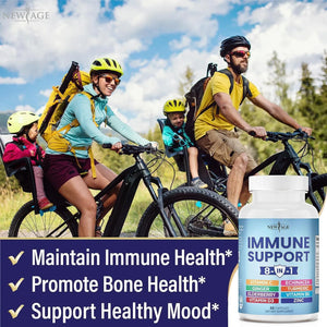 NEW AGE - NEW AGE 8 in 1 Immune Support Booster 60 Capsulas 2 Pack - The Red Vitamin MX - Suplementos Alimenticios - {{ shop.shopifyCountryName }}