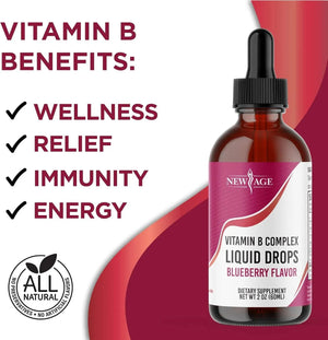 NEW AGE - New Age Vitamin B Complex 120Ml. - The Red Vitamin MX - Suplementos Alimenticios - {{ shop.shopifyCountryName }}