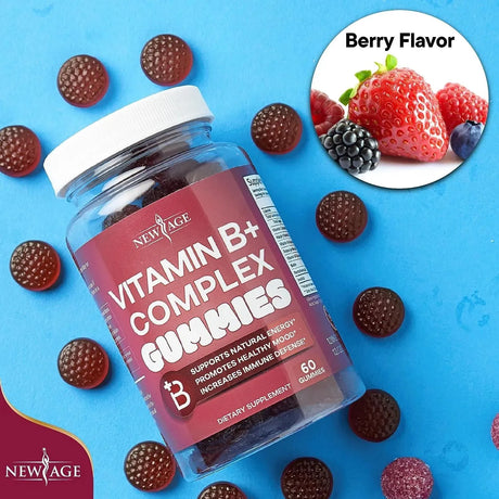 NEW AGE - New Age Vitamin B Complex 60 Gomitas - The Red Vitamin MX - Suplementos Alimenticios - {{ shop.shopifyCountryName }}