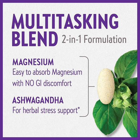 NEW CHAPTER - New Chapter Magnesium + Ashwagandha 60 Tabletas - The Red Vitamin MX - Suplementos Alimenticios - {{ shop.shopifyCountryName }}