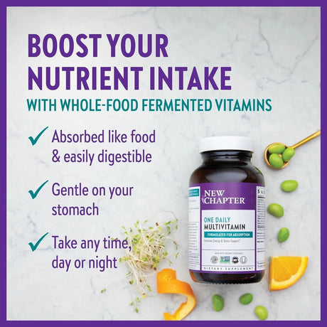 NEW CHAPTER - New Chapter One Daily Multivitamin 72 Tabletas - The Red Vitamin MX - Suplementos Alimenticios - {{ shop.shopifyCountryName }}