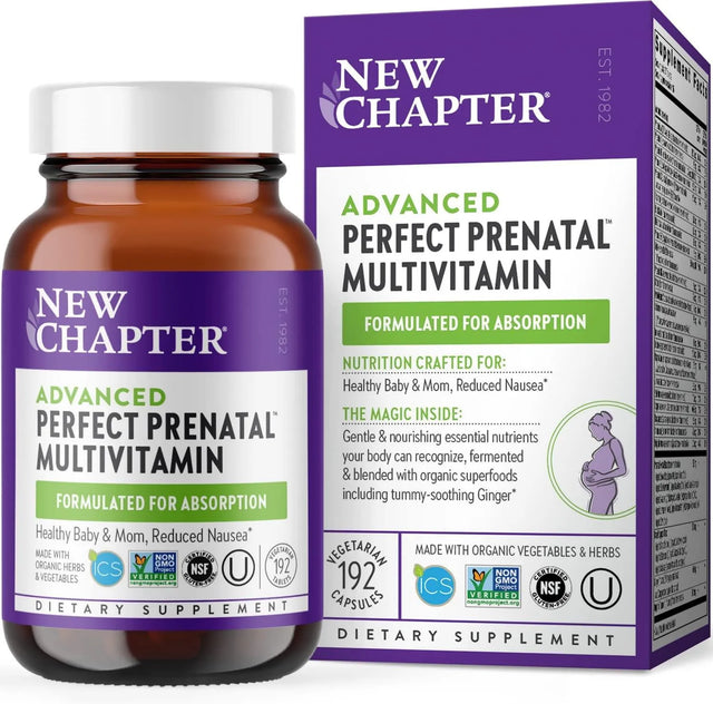 NEW CHAPTER - New Chapter Perfect Prenatal Vitamins 192 Capsulas - The Red Vitamin MX - Suplementos Alimenticios - {{ shop.shopifyCountryName }}