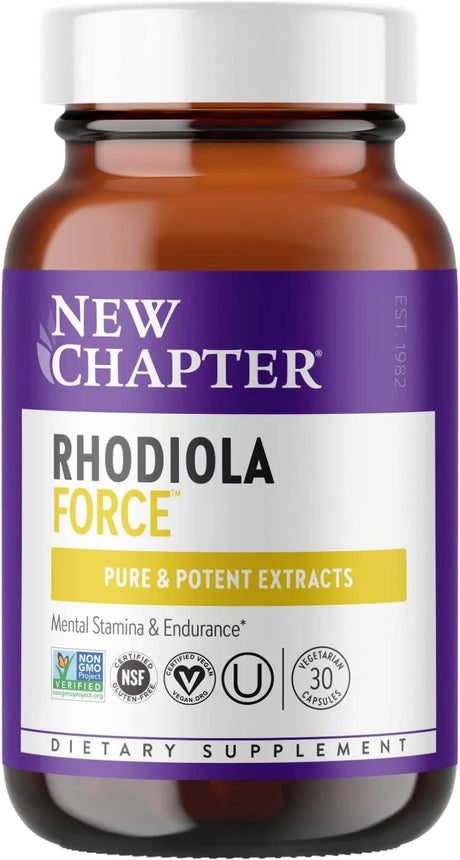 NEW CHAPTER - New Chapter Rhodiola Force 300Mg. 30 Capsulas - The Red Vitamin MX - Suplementos Alimenticios - {{ shop.shopifyCountryName }}