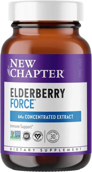 NEW CHAPTER - New Chapter Vegan Elderberry 30 Capsulas - The Red Vitamin MX - Suplementos Alimenticios - {{ shop.shopifyCountryName }}