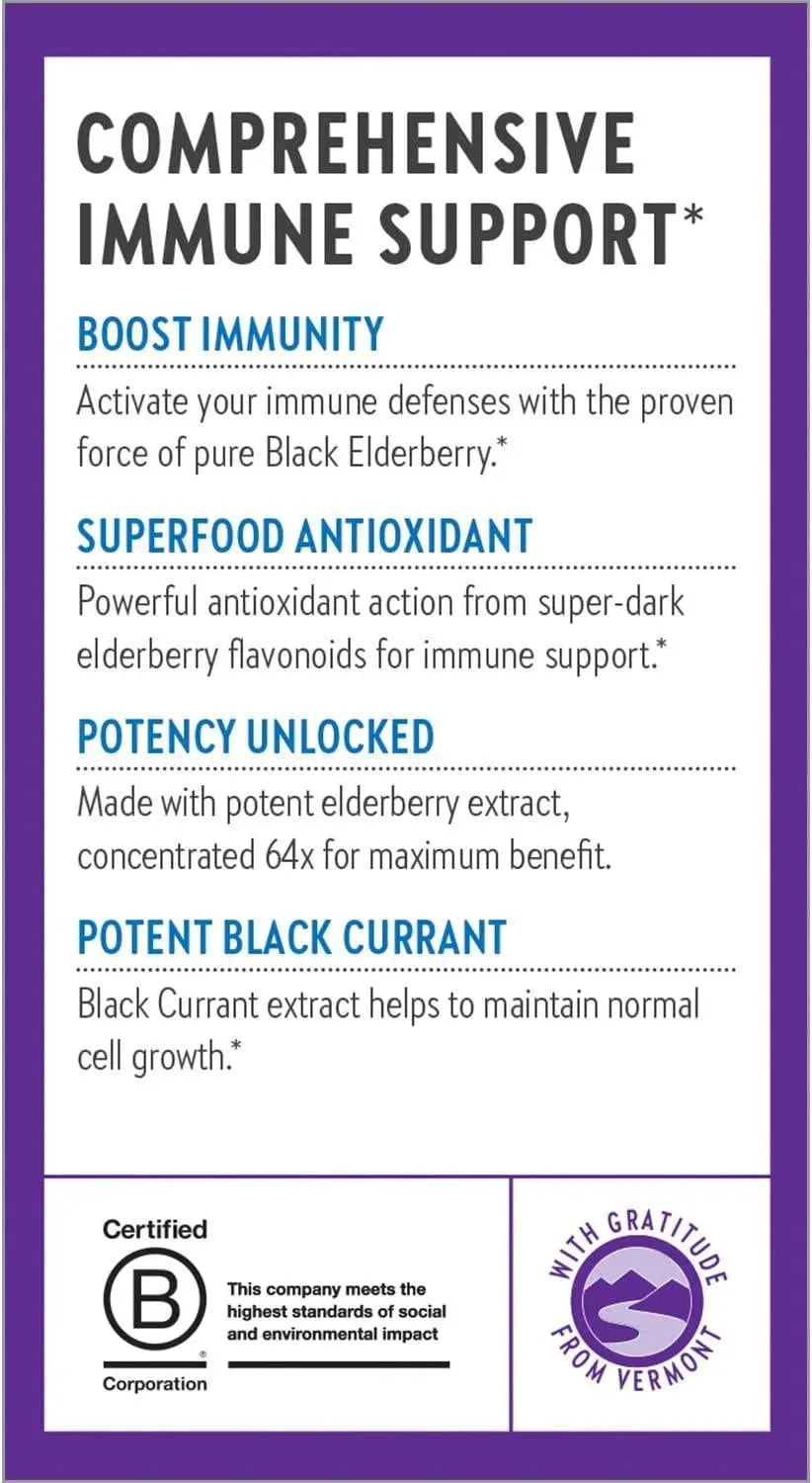 NEW CHAPTER - New Chapter Vegan Elderberry 60 Capsulas - The Red Vitamin MX - Suplementos Alimenticios - {{ shop.shopifyCountryName }}