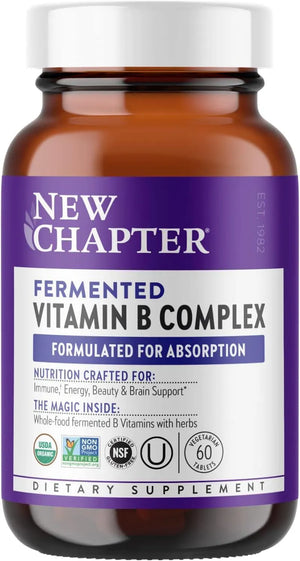 NEW CHAPTER - New Chapter Vitamin B Complex 60 Tabletas - The Red Vitamin MX - Suplementos Alimenticios - {{ shop.shopifyCountryName }}