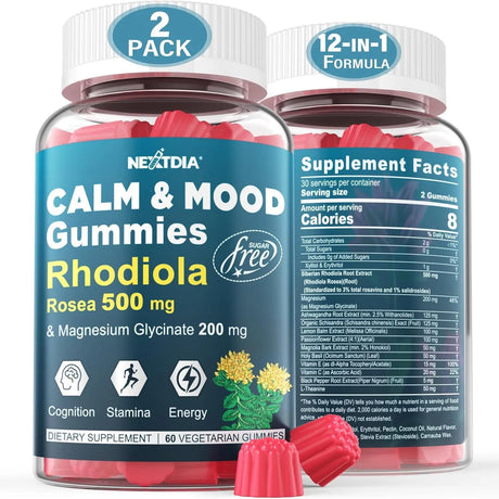 NEXTDIA - NextDia Rhodiola Rosea 500Mg. Gummies 120 Gomitas - The Red Vitamin MX - Suplementos Alimenticios - {{ shop.shopifyCountryName }}