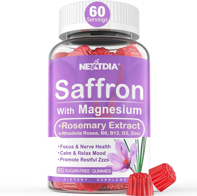 NEXTDIA - NextDia Saffron Supplements Gummies 60 Gomitas - The Red Vitamin MX - Suplementos Alimenticios - {{ shop.shopifyCountryName }}