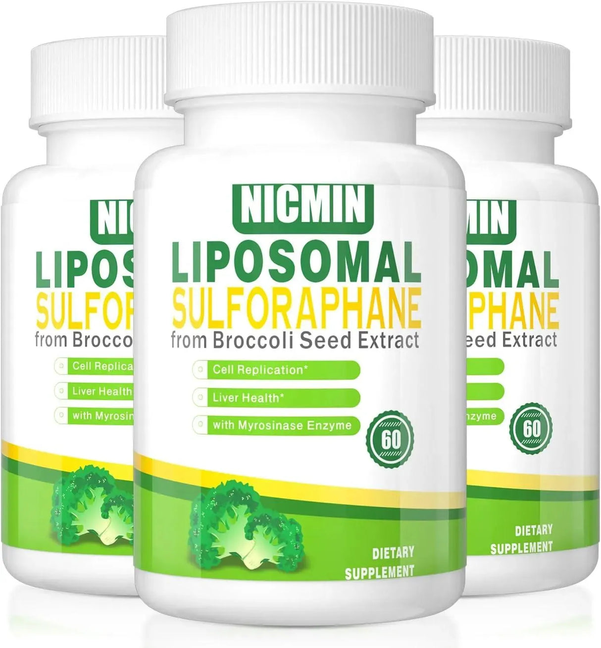 NICMIN - NICMIN Liposomal Sulforaphane 550Mg. 180 Capsulas - The Red Vitamin MX - Suplementos Alimenticios - {{ shop.shopifyCountryName }}