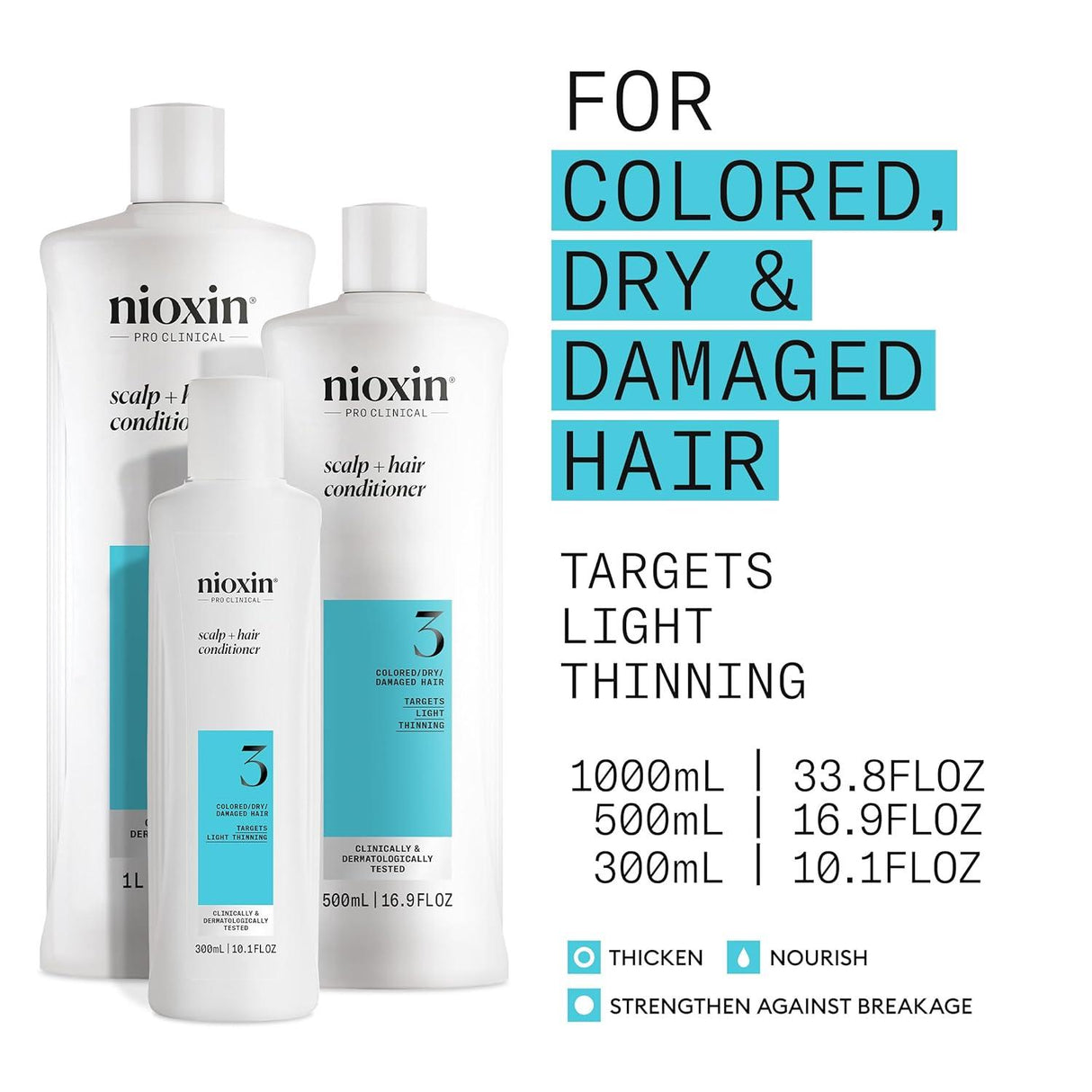 NIOXIN - Nioxin System 3 Scalp + Hair Conditioner 500Ml. - The Red Vitamin MX - Acondicionador Para Cabello - {{ shop.shopifyCountryName }}