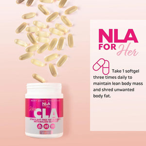 NLA - NLA For Her CLA 1200Mg. 60 Capsulas Blandas - The Red Vitamin MX - Suplementos Alimenticios - {{ shop.shopifyCountryName }}