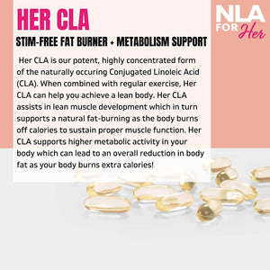 NLA - NLA For Her CLA 1200Mg. 60 Capsulas Blandas - The Red Vitamin MX - Suplementos Alimenticios - {{ shop.shopifyCountryName }}