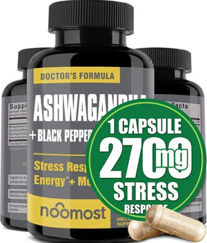 NOOMOST - NooMost Organic Ashwagandha 2700Mg. 60 Capsulas - The Red Vitamin MX - Suplementos Alimenticios - {{ shop.shopifyCountryName }}