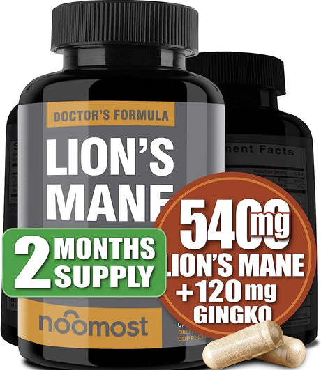 NOOMOST - NooMost Organic Lions Mane Mushroom Capsules 5400Mg. 60 Capsulas - The Red Vitamin MX - Suplementos Alimenticios - {{ shop.shopifyCountryName }}